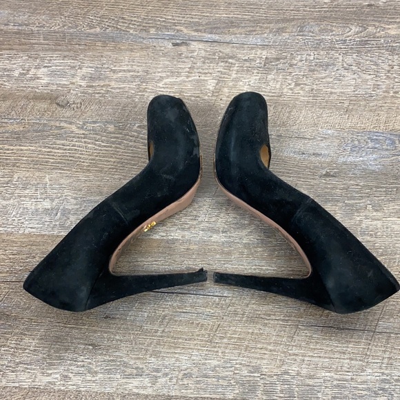 Prada Calzature Donna Camoscio basic black 38.5 - Picture 8 of 16